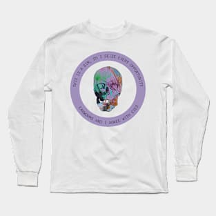 EARWORMS - Surreal Funny Bad Translation with Glitch Art Long Sleeve T-Shirt